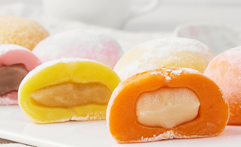 떡궁 모듬 찹쌀떡2 (50gx24개입/개별포장)1.2kg(구성:딸기,호박,흑미,감귤,바나나,흰거)